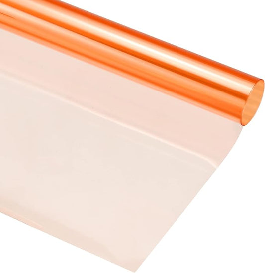 MECCANIXITY Lighting Gel Filter 15.7x19.7 Inch Orange 85C Color Correction Sheet by MECCANIXITY