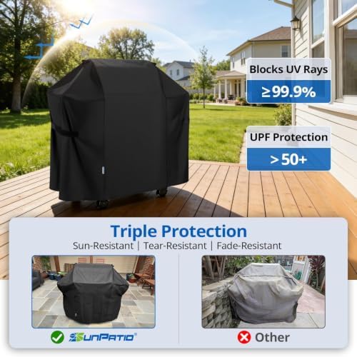 SunPatio Waterproof 52 Inch Grill Cover - Image 4