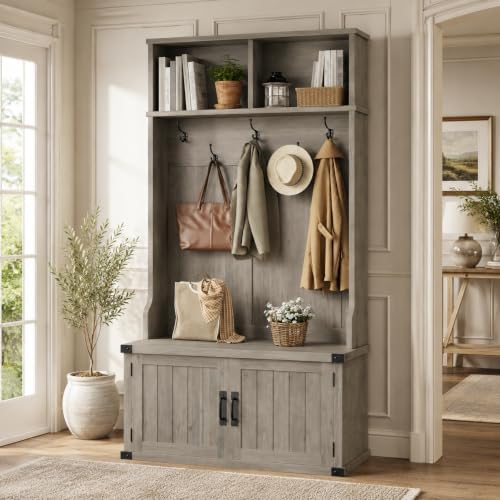 Takywep Extra Large 40" Entryway Hall Tree by HOME