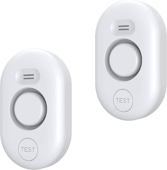 METAK Water Leak Detector Sensor Alarm: Home Water Flooding Monitor Smart Sink by METAK