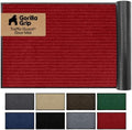 GORILLA GRIP Traffic Guard Indoor Outdoor Heavy Duty Door Mat, 29x17 Red by GorillaGrip