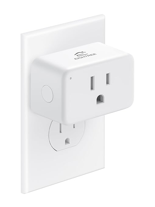 EIGHTREE Smart Plug 15A, WiFi Outlet that Compatible by EIGHTREE-SmartLifeEasyHome