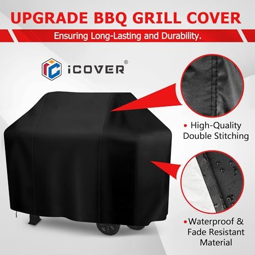 i COVER Grill Cover, 58 inch BBQ Grill Cover - Image 4