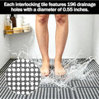 30Pcs Interlocking Drainage Floor Tiles, Modular Interlocking Floor Mats - Image 6