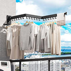LIENAHU Clothes Drying Rack Wall Mounted, Laundry Drying Rack, Laundry Room - Image 3