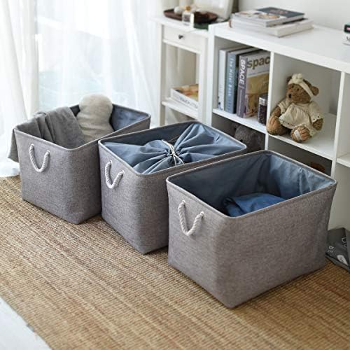 TheWarmHome Storage Baskets for Organizing, Sturdy Fabric Storage Basket - Image 5