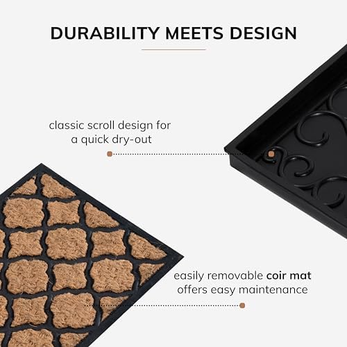 Anji Mountain Heavy Duty Waterproof Rubber Shoe Storage Mat Organizer/Boot - Image 4
