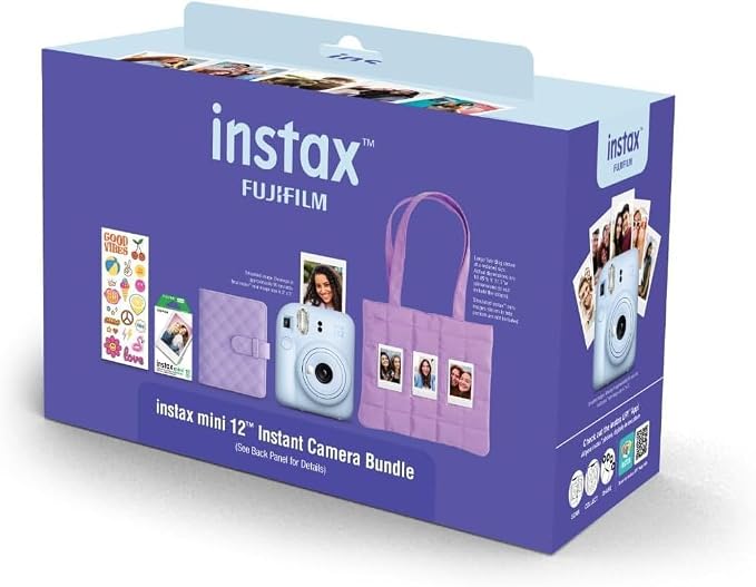 Fujifilm INSTAX MINI 12 Blue Bundle 2025, Pastel Blue) - Image 2