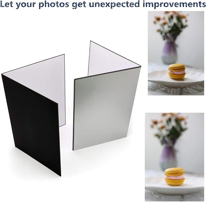 Light Reflector 3 in 1 Photography Reflector Cardboard, A4 Size Folding Light - Image 4