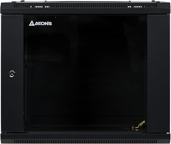 AEONS 9U Professional Wall Mount Network Server Cabinet Enclosure 19-Inch - Image 2
