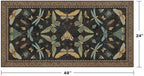 Small Black Entryway Runner Rug - Image 2