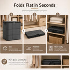 210L Spacious Moving Storage Bin, Large Zippered Fabric Organizer - Image 5