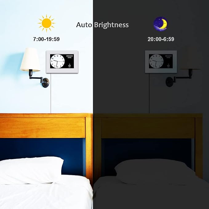 AINFTIME DST Clock with Day and Date - Image 6