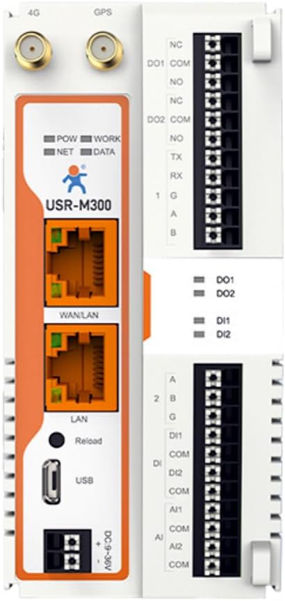 USR-M300 High Performance Edge IoT Gateway Expandable IO Modules User by LubebySmart