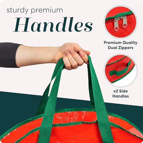 Handy Laundry Christmas Wreath Storage Bag - Image 6