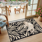 Ileading Indoor Door Mat 32"x48", Absorbent Muddy Mats - Image 2