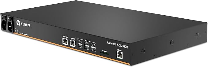 Vertiv Avocent ACS8000 Serial Console, 16 Port Serial Console Server, Dual AC by VertivAvocentKVMSolutions