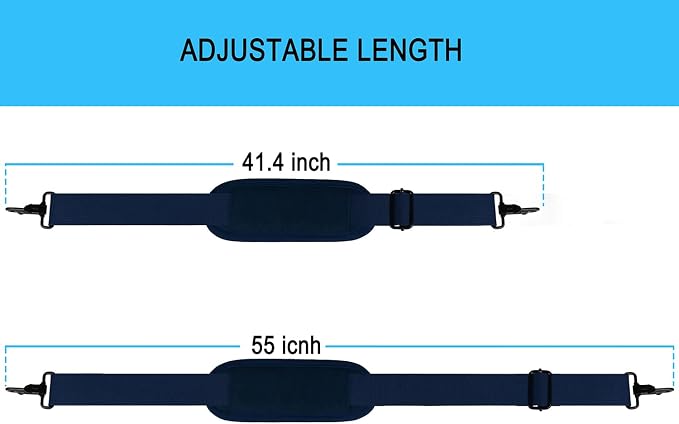 Shoulder Strap, Durable 55" Universal Replacement Laptop Shoulder Strap - Image 6