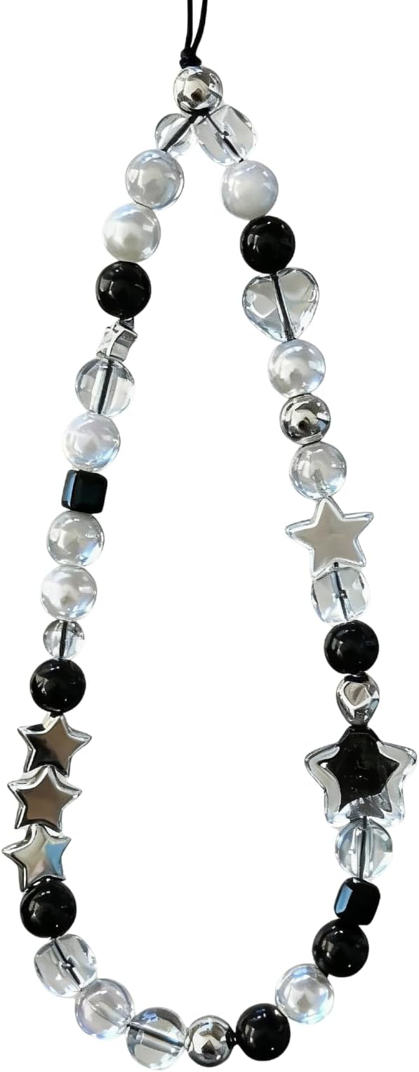 Cute Beaded Camera Wrist Strap for Phone, Digital Camera Charm Lanyard by CasaPopz