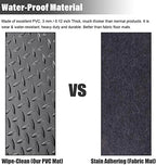 Large Rubber Outdoor Mat for Patio Balcony Waterproof, Heavy Duty Diamond Plate - Image 2