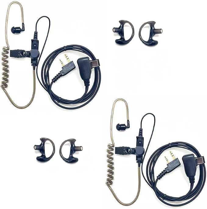 Covert Air Acoustic Tube Earpiece by Riqiki