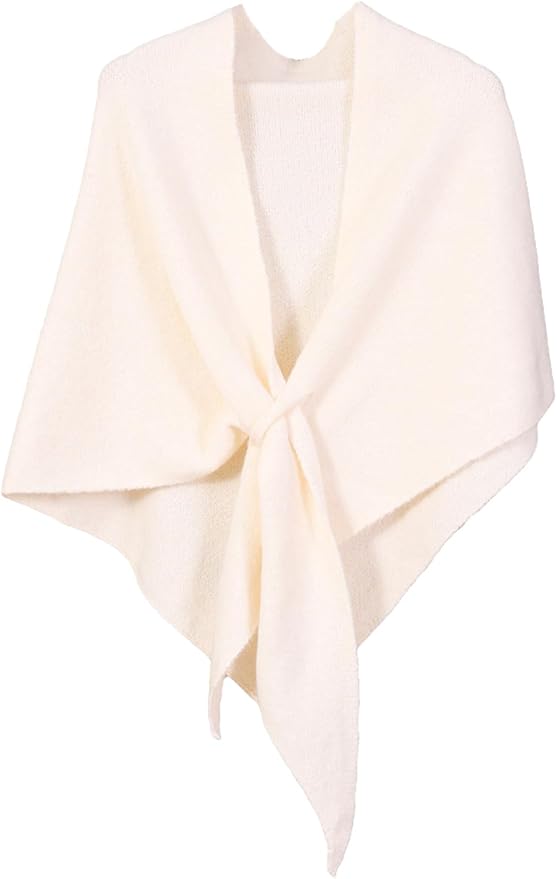 Shawls Wraps Women Triangle Sweater Scarf Warm Wool Blend Pashmina Cape Cold by Obosoyo