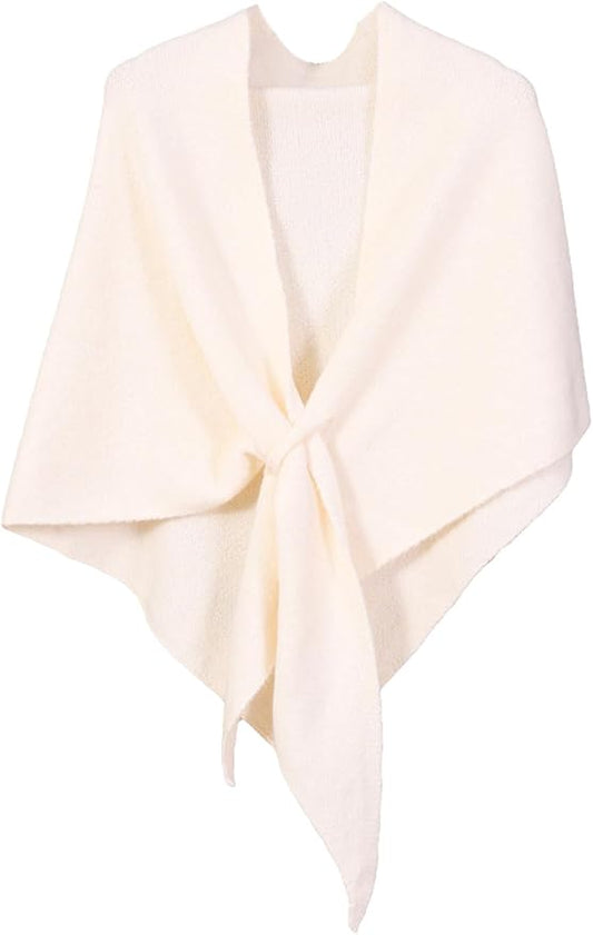 Shawls Wraps Women Triangle Sweater Scarf Warm Wool Blend Pashmina Cape Cold by Obosoyo