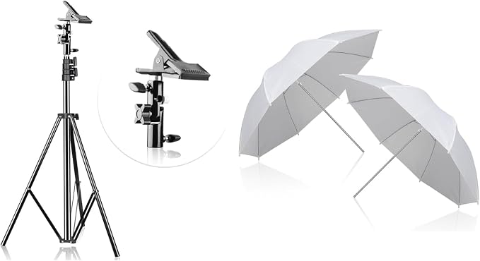 EMART 8.5FT Photography Green Screen Background Reflector Light Stand, 2 Pack by EMART