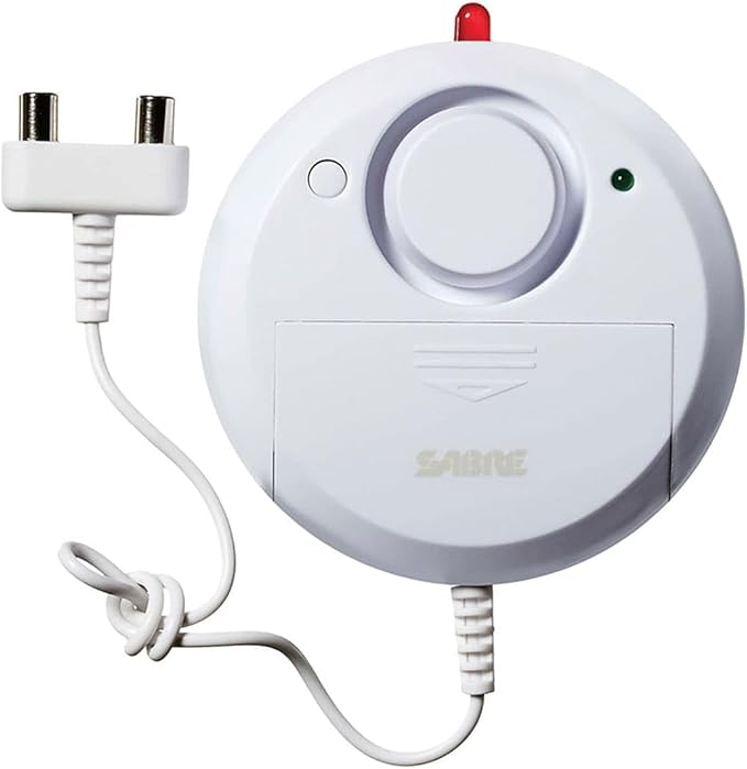 SABRE Water Leakage Alarm, 110 dB Alarm, Audible Up To 1, All Direction Water by SABRE