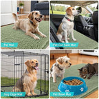 OLANLY Dog Door Mat for Muddy Paws 70x32, Super Absorbent Chenille Mud Mat - Image 7