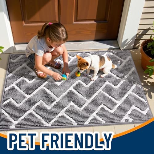OLANLY Front Door Mat 70x23, Low-Profile Easy Clean Doormat - Image 6