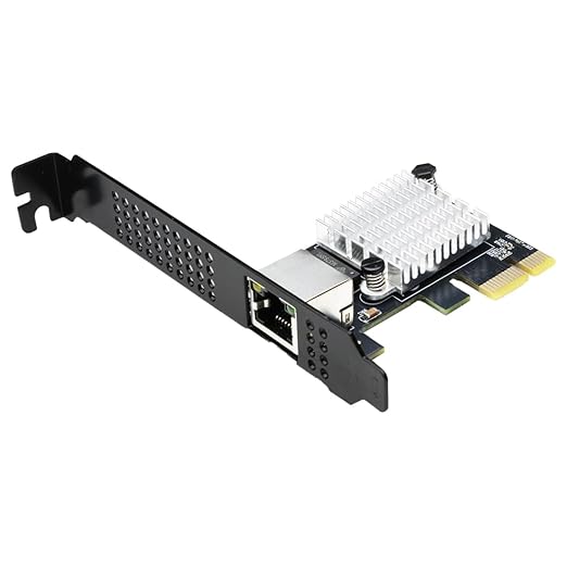 IO CREST Single Port 10 Gigabit Ethernet PCI-e x1 Network Card RTL8127 Chipset by IOCrest
