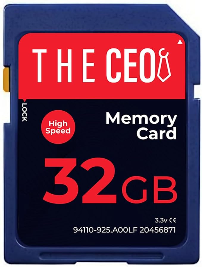 THE CEO SD Card for Camera 32GB Class 10 Memory Card UHS-I Compatible by TheCEO