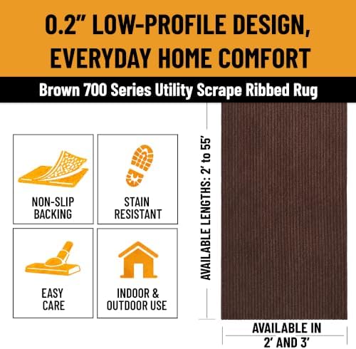 Ottomanson 3x20 Hallway Runner Rug – Non-Slip Indoor Outdoor Door Mat - Image 2