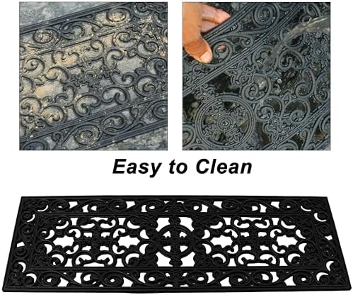 Stair Treads — 4 Pack 10x30 inch Non-Slip Rubber Stair Mats - Image 7