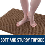 OLANLY Dog Door Mat for Muddy Paws 59x35, Extra Absorbent Chenille Mud Mat - Image 3