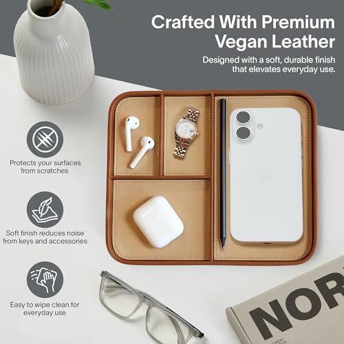 Nordik Leather Valet Tray - Image 3