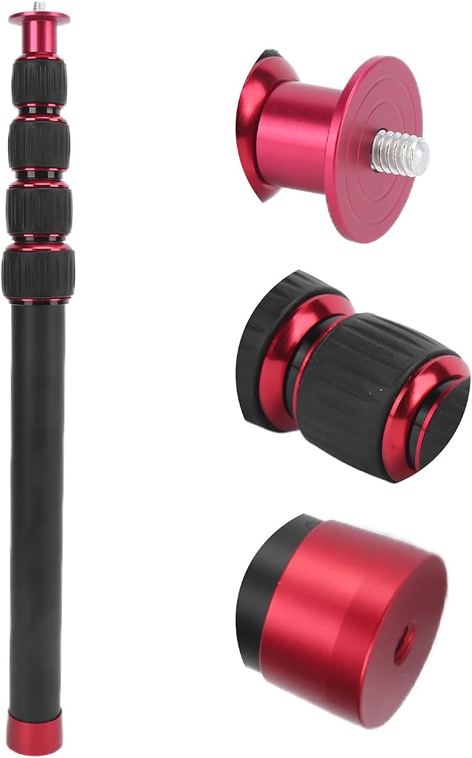 LR-255 Camera Monopod, 13.2-42.5in Extension Pole, 5 Section Aluminium Alloy - Image 9