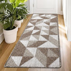 OLANLY Door Mat Indoor Entrance Washable 70x23, Odor-Free Low-Profile Front by OLANLY