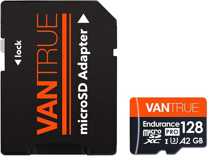 Vantrue 128GB U3 microSDXC UHS-I 4K UHD Video Monitoring Memory Card - Image 2