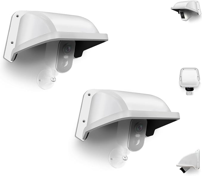 Universal Security Camera Sun Rain Cover Shield, ABS Plastic Protective Proof by KURIAUDDO