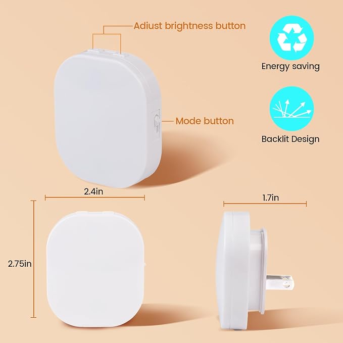 Plug-in LED Backlit Night Light - Image 6