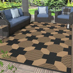 GENIMO Outdoor Rug, Waterproof Plastic Rugs by GENIMO