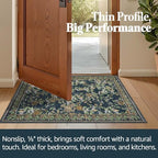 jinchan 2x5 Runner Rug Floral Vintage Washable Area Rug - Image 5