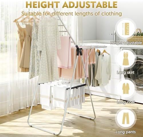 APEXCHASER Clothes Drying Rack, Drying Rack Clothing - Image 7