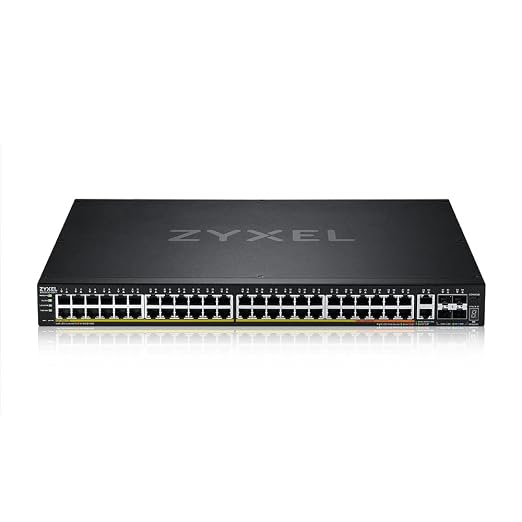 Zyxel 48-Port PoE Gigabit Switch | Nebula Cloud Managed/L3 Access | 40x PoE+ & by ZYXELNETWORKS