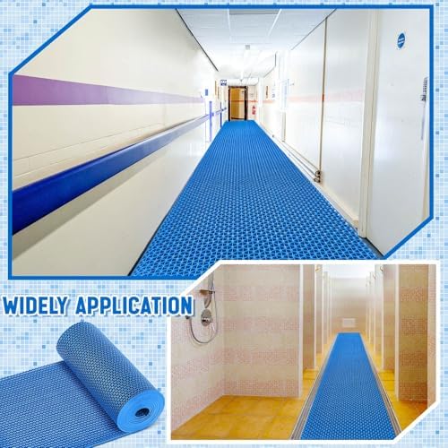Reallnaive 12in x 10ft Pool Mat Non Slip Drainage Mats Swimming Pool Floor Deck - Image 6