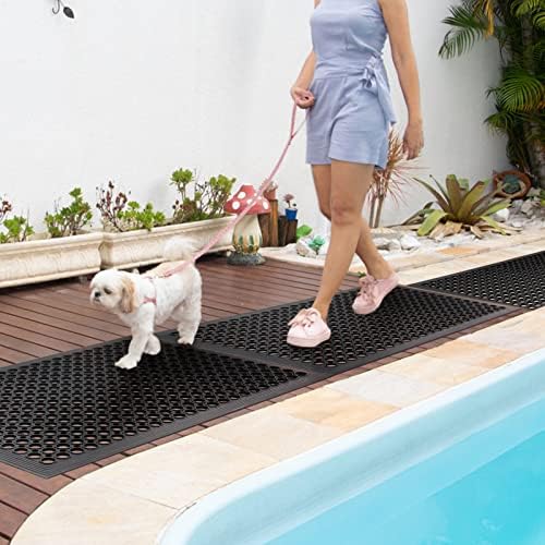 Anti Fatigue Rubber Floor Door Mats Restaurant Kitchen Outdoor Rubber Drainage - Image 4