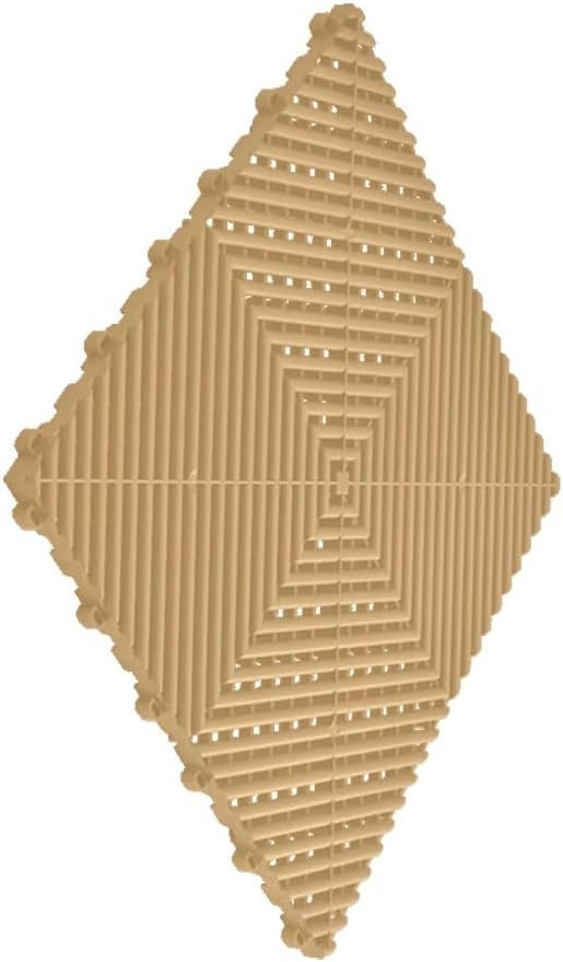 Swisstrax Ribtrax PRO Garage Floor Tiles, Mocha Java - Image 2