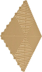 Swisstrax Ribtrax PRO Garage Floor Tiles, Mocha Java - Image 2